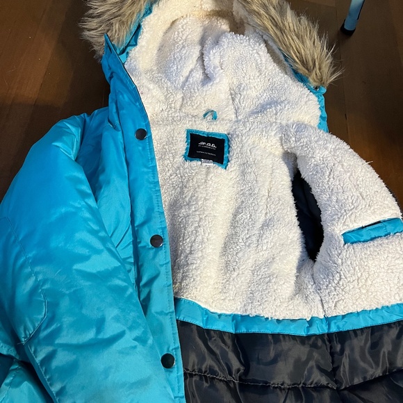 London Fog Kid's Jacket size 10 blue - Picture 8 of 9